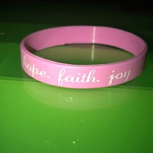 Pink and White Bracelet
